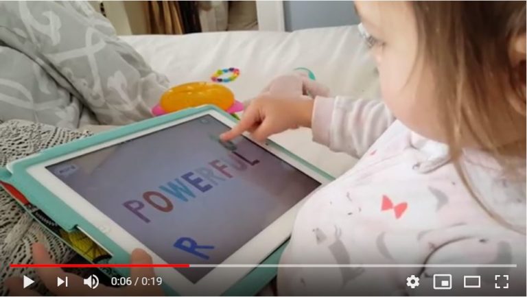 Kenzie and the Endless Alphabet